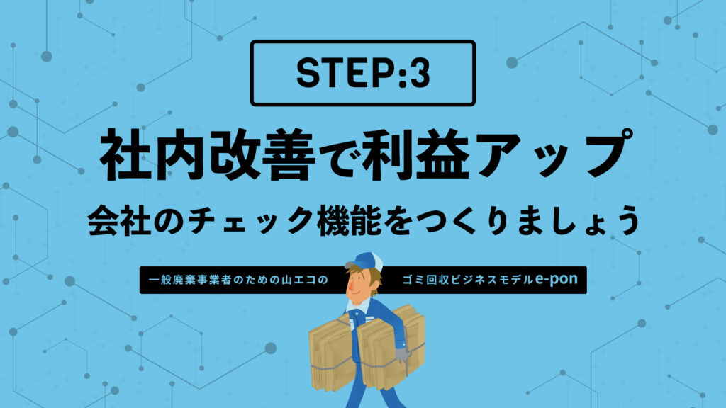 ステップ3:社内改善で利益アップ